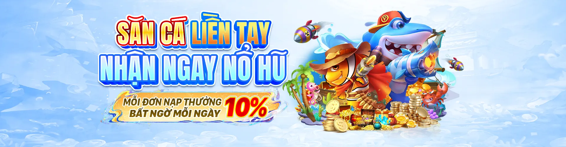 Bối cảnh đại dương game bắn cá
